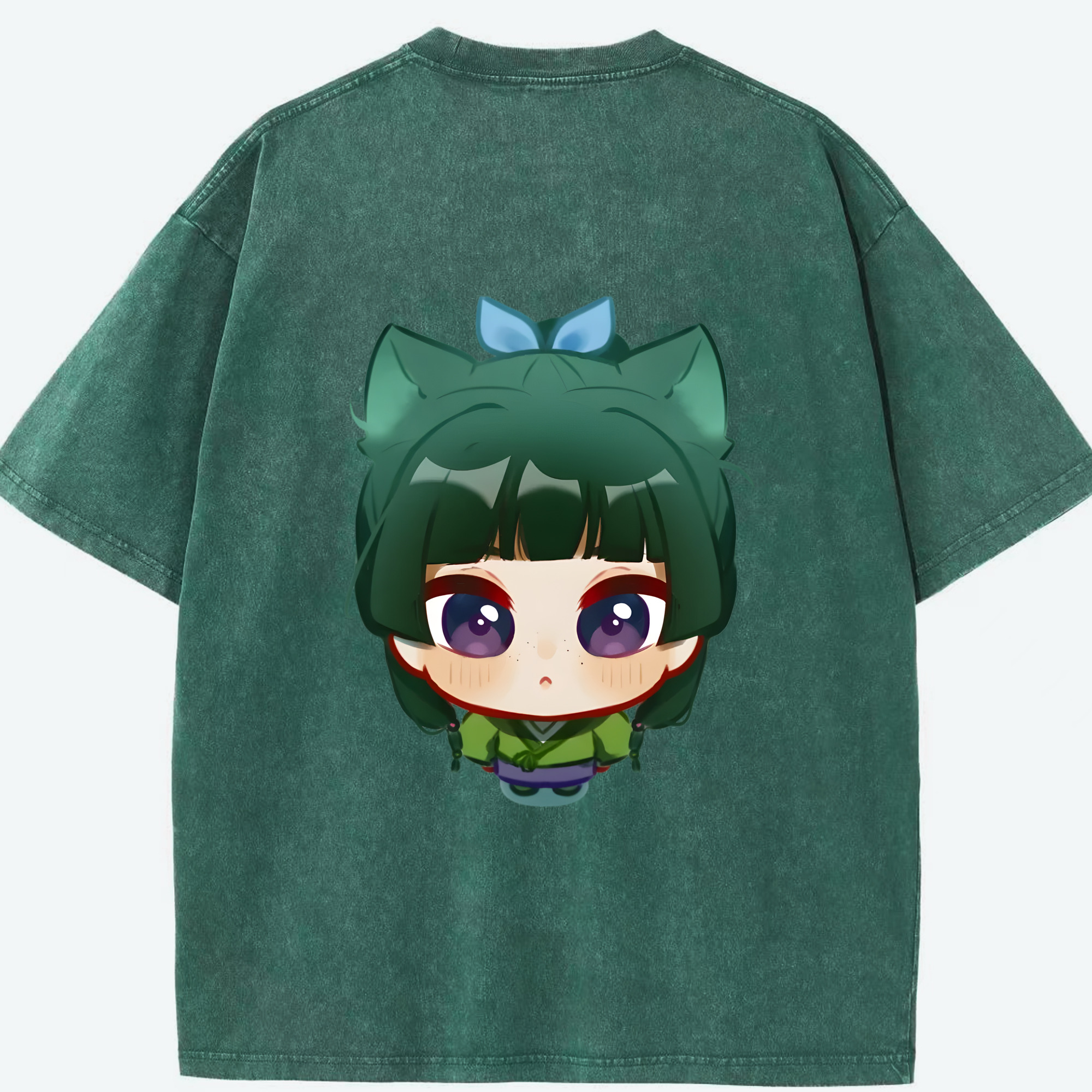 （画像用） 薬屋のひとりごと The Apothecary Diaries 綿100% ヴィンテージ風 半袖Tシャツ（背面プリント）